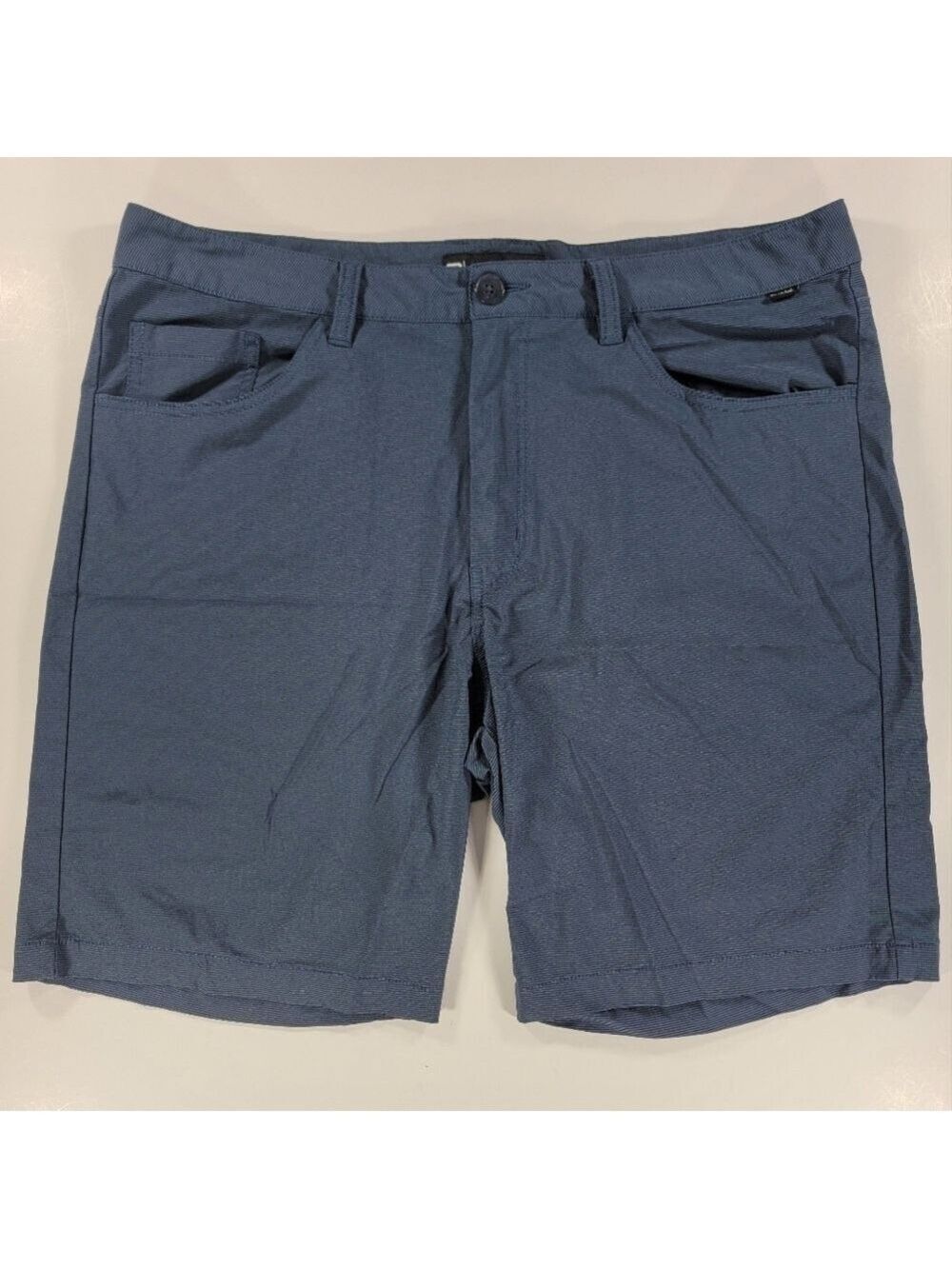 TRAVIS MATHEW Mens 36 Blue Stretch Golf Shorts Casual Lightweight Outdoor Hiking